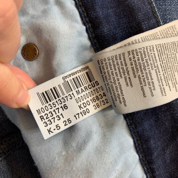 Mavi Jeans Mens 38 Marcus Slim Straight Leg High Rise Denim Stretch Cotton - Picture 13 of 16